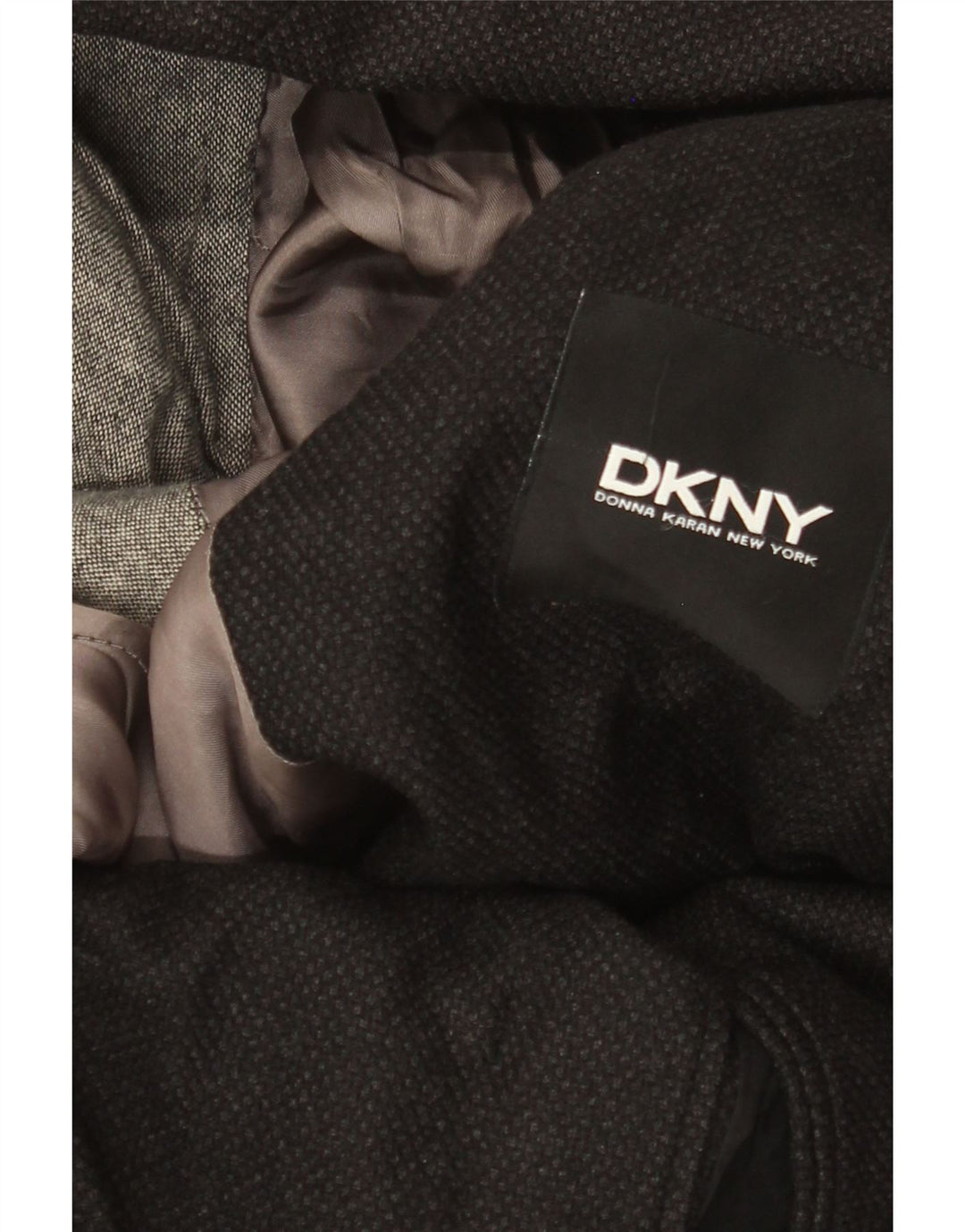 Dkny Ανδρικό σακάκι σακάκι με 2 κουμπιά UK 38 μεσαίο μαύρο μαλλί