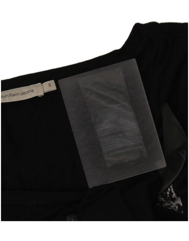 Γυναικείο γραφικό μπλουζάκι Calvin Klein Top 10 Μικρή μαύρη βισκόζη