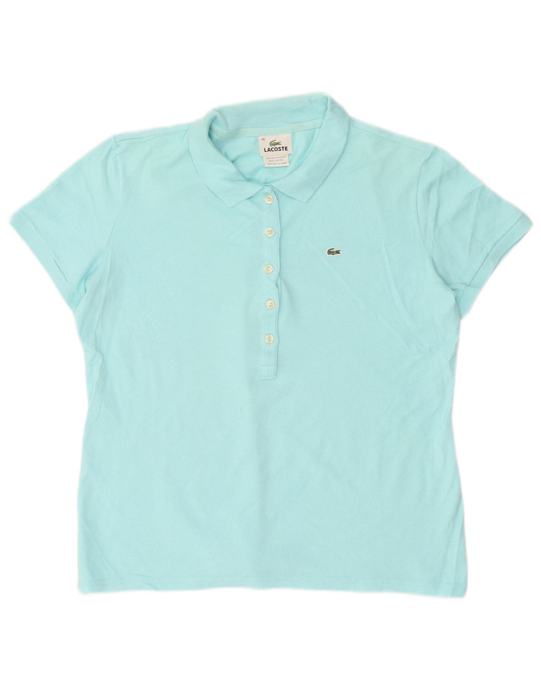 Γυναικείο πουκάμισο Polo Lacoste Μέγεθος 46 XL Μπλε βαμβακερό