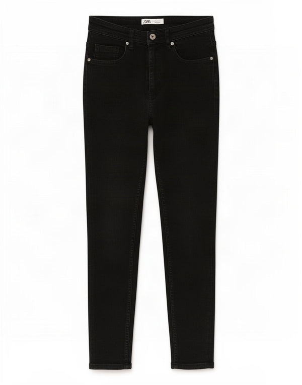 Zara Ανδρικό Cropped Skinny Jeans EU 40 Medium W31 L24 Μαύρο