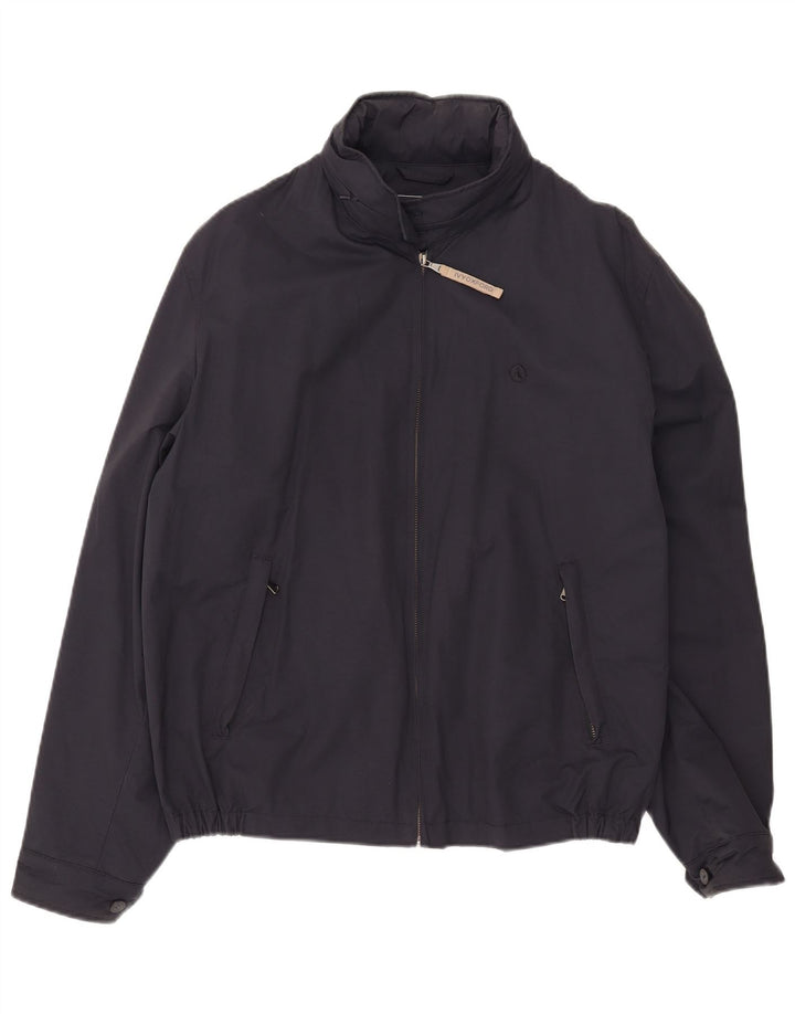 Ivy Oxford Ανδρικό μπουφάν με κουκούλα Bomber IT 48 Medium Navy Blue Cotton