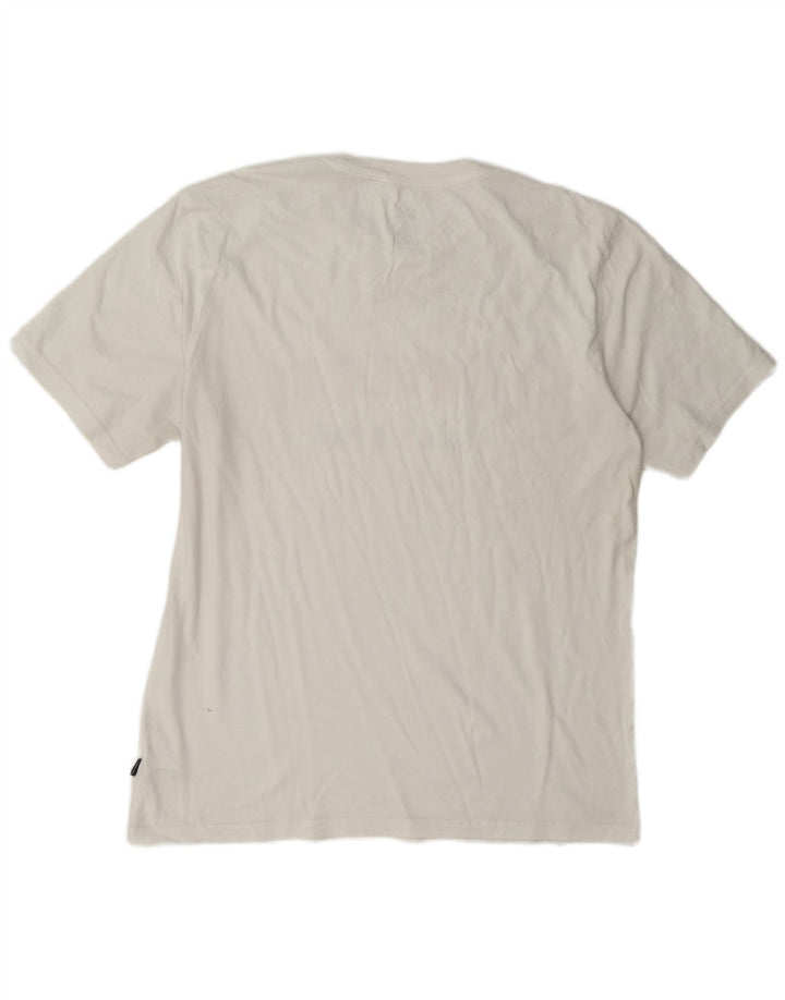 Ανδρικό μπλουζάκι Converse Graphic T-Shirt Top μεγάλο λευκό βαμβακερό