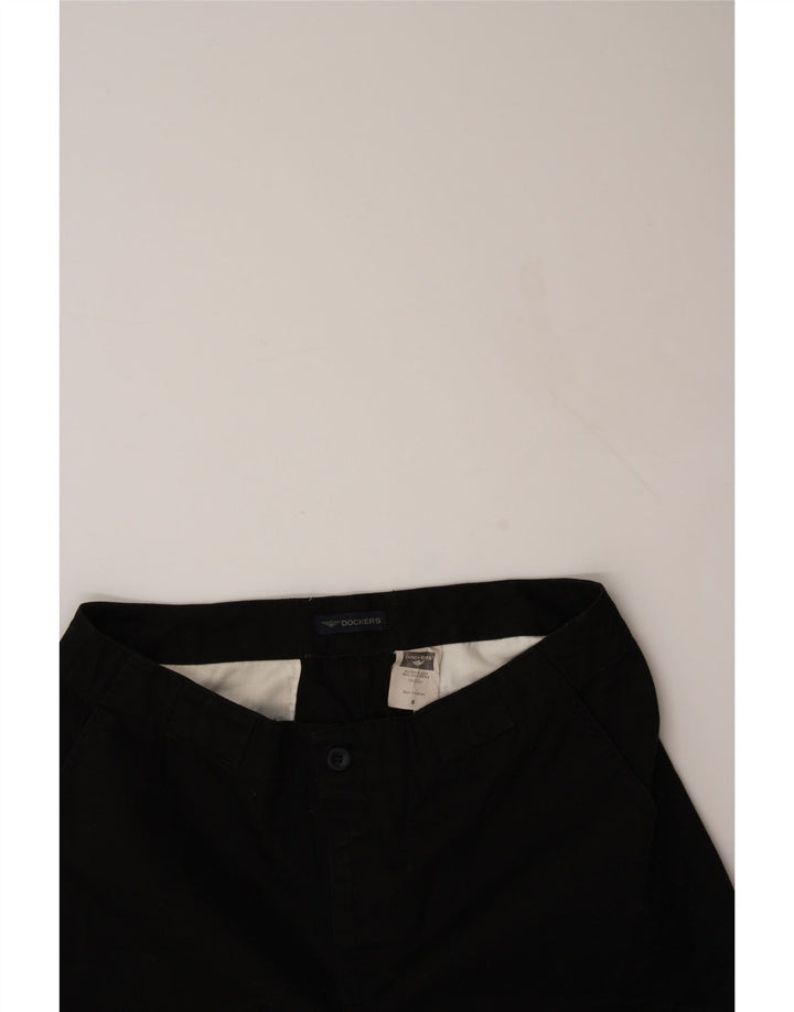 DOCKERS Womens Chino Shorts US 8 Medium W30  Black Cotton Vintage Dockers and Second-Hand Dockers from Messina Hembry 