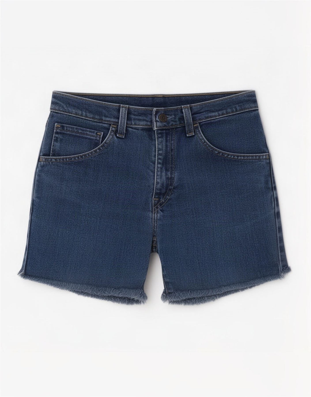 Γυναικείο τζιν σορτς Levi's W28, μεσαίο μπλε βαμβακερό