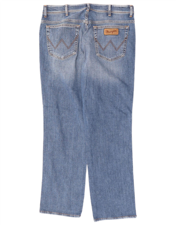 WRANGLER Ανδρικό Texas Straight Jeans W36 L32 Μπλε βαμβακερό