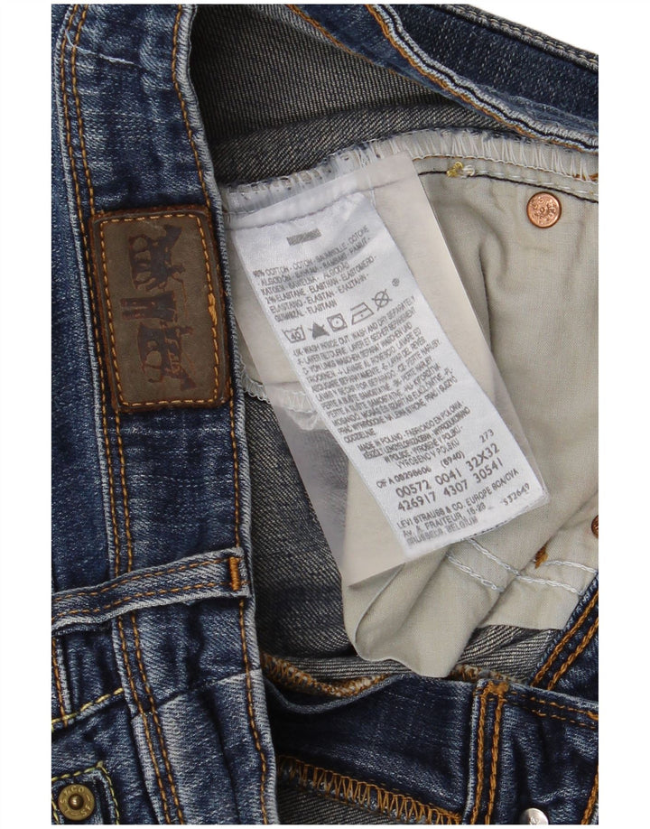 Levi's Womens 572 Bootcut Jeans W32 L32 Μπλε βαμβακερό
