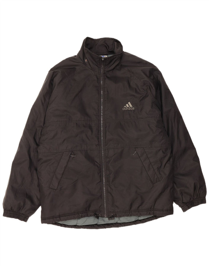 Ανδρικό γραφικό τζάκετ Adidas Windbreaker UK 38/40 Medium Black Polyamide