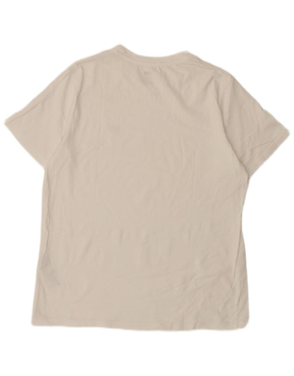 Ανδρικό μπλουζάκι Levi's Standard Top Large White Βαμβακερό