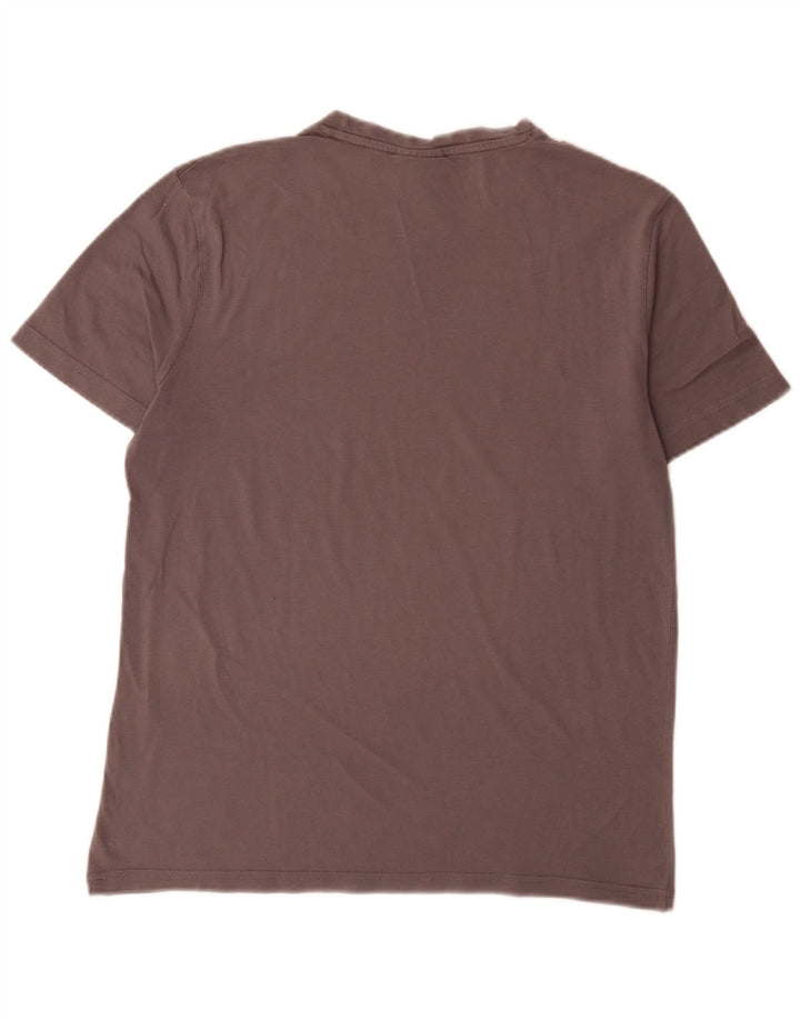 Diadora Ανδρικό γραφικό T-Shirt Top Μικρό Γκρι Βαμβακερό