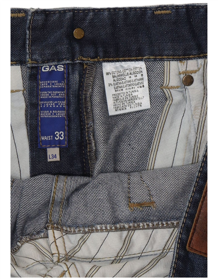 Ανδρικό τζιν Bootcut Gas W33 L34 Μπλε βαμβακερό