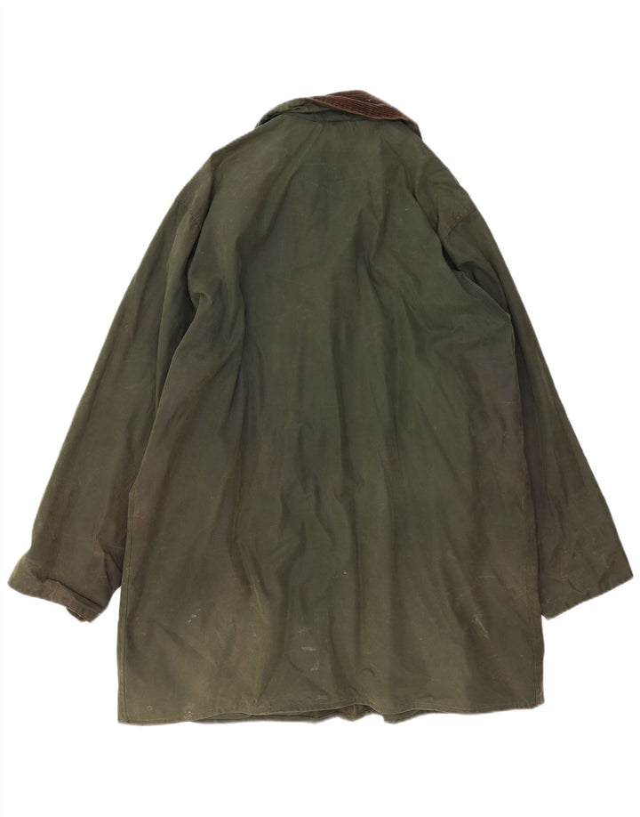 Ανδρικό κερωμένο βαμβακερό μπουφάν Barbour UK 46 XL Χακί