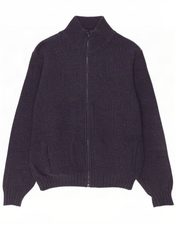 Ανδρικό πουλόβερ ζακέτα L.L.Bean Large Navy Blue Wool