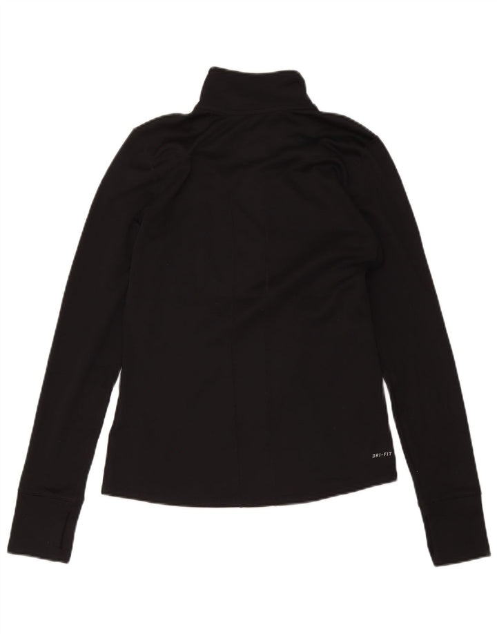 Γυναικεία φόρμα πουλόβερ με φερμουάρ Nike Dri Fit Top 10 Small Black