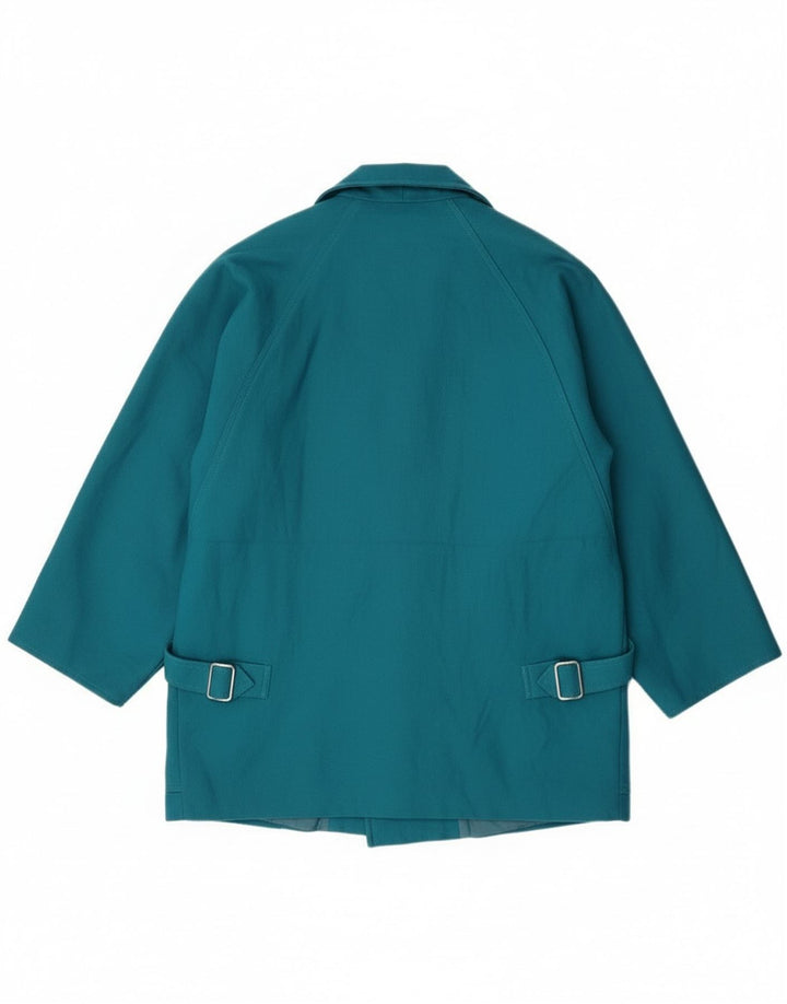 Marella Γυναικείο σακάκι blazer 2 κουμπιών UK 10 Small Turquoise Classic