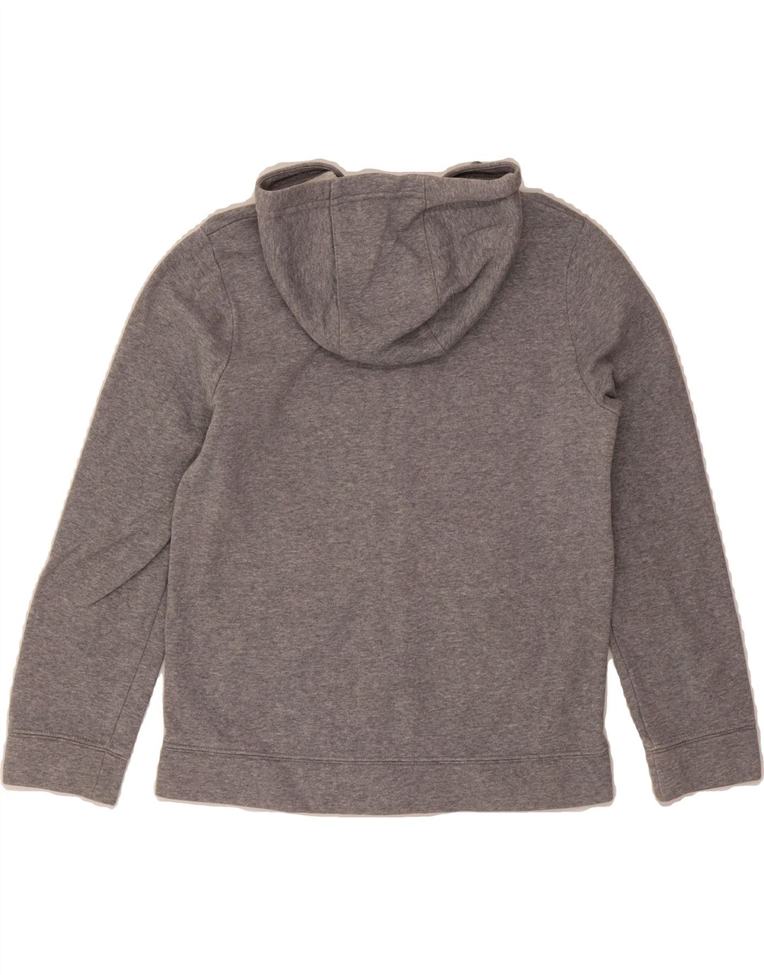 NIKE Boys Zip Hoodie Sweater 10-11 Years Medium Grey Cotton Vintage Nike and Second-Hand Nike from Messina Hembry 