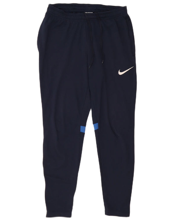 Ανδρικό παντελόνι αθλητικής φόρμας NIKE Dri Fit, μεσαίο μπλε ναυτικό χρώμα