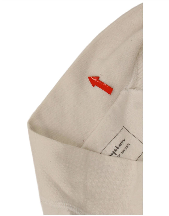 Champion Γυναικεία αθλητική φόρμα Top Jacket UK 14 Medium White Cotton
