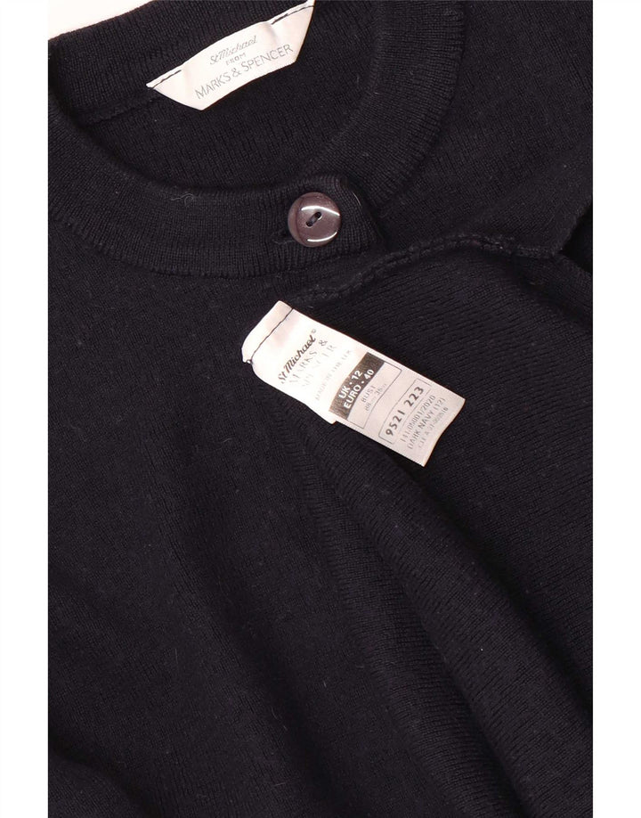 Marks & Spencer Γυναικείο πουλόβερ St. Michael Cardigan UK 12 Medium Navy Blue