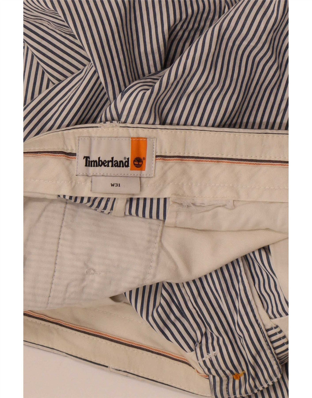 Ανδρικό σορτς Chino Timberland W31 με μεσαίο μπλε pinstripe