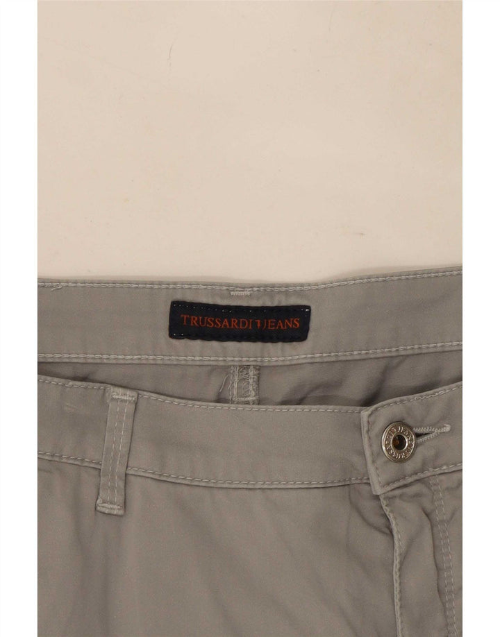 Γυναικείο Cropped Παντελόνι Trussardi W34 L24 Γκρι
