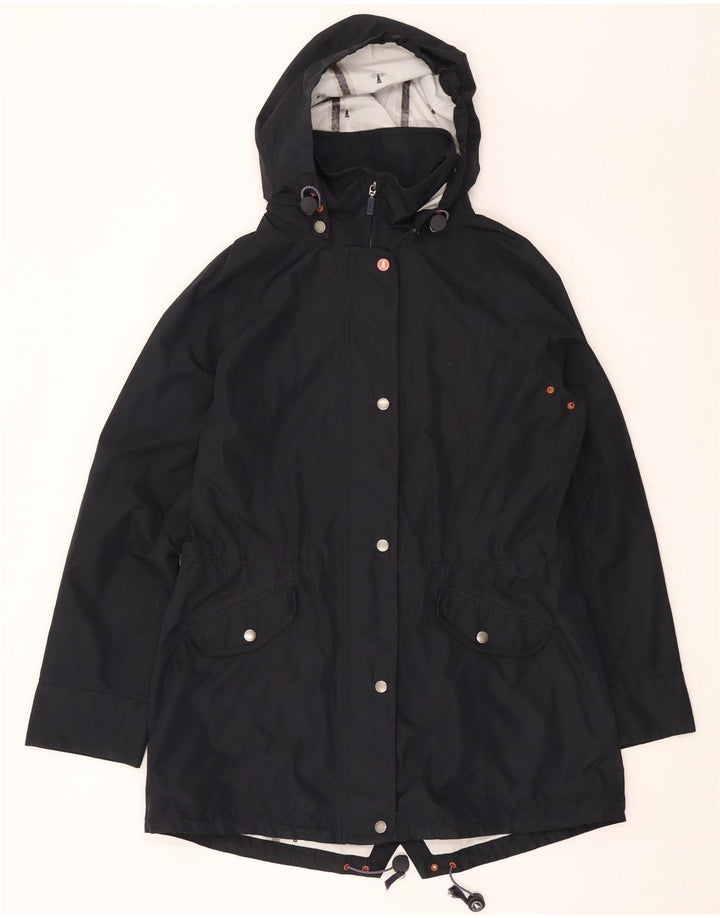 Barbour γυναικείο μπουφάν Parka με κουκούλα UK 14 Large Navy Blue Polyester