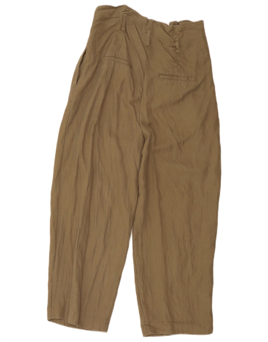Zara Γυναικείο Παντελόνι Harem Medium W28 L22 Khaki Lyocell