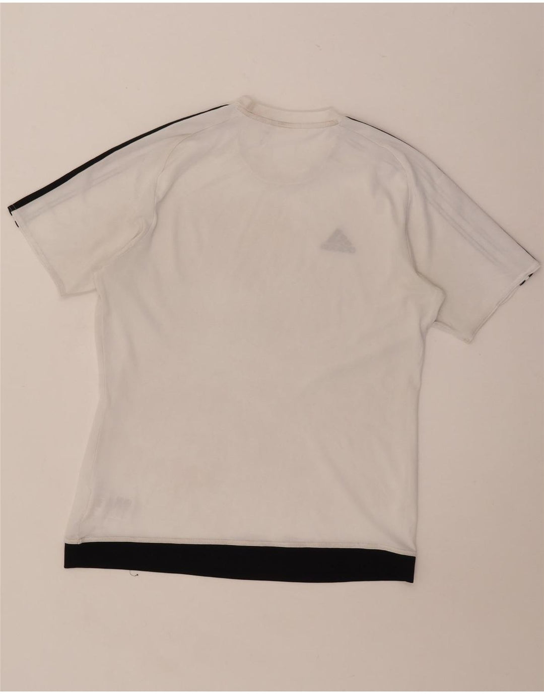 Ανδρικό T-Shirt Climalite Adidas Top Medium White Colourblock Polyester