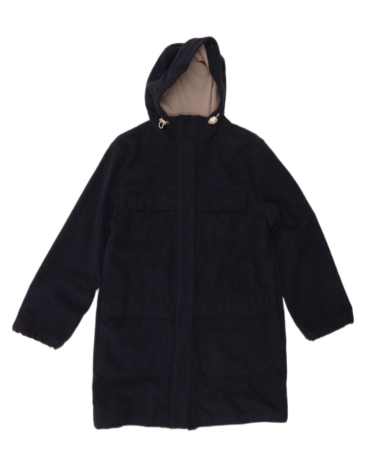 Sergio Tacchini Γυναικείο παλτό αντιανεμικό UK 14 Medium Navy Blue Polyester