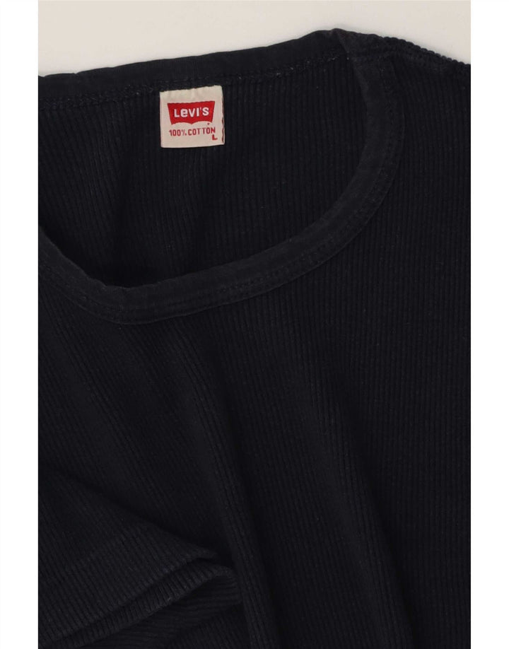 Ανδρικό T-Shirt Levi's Top Large Navy Blue από βαμβάκι