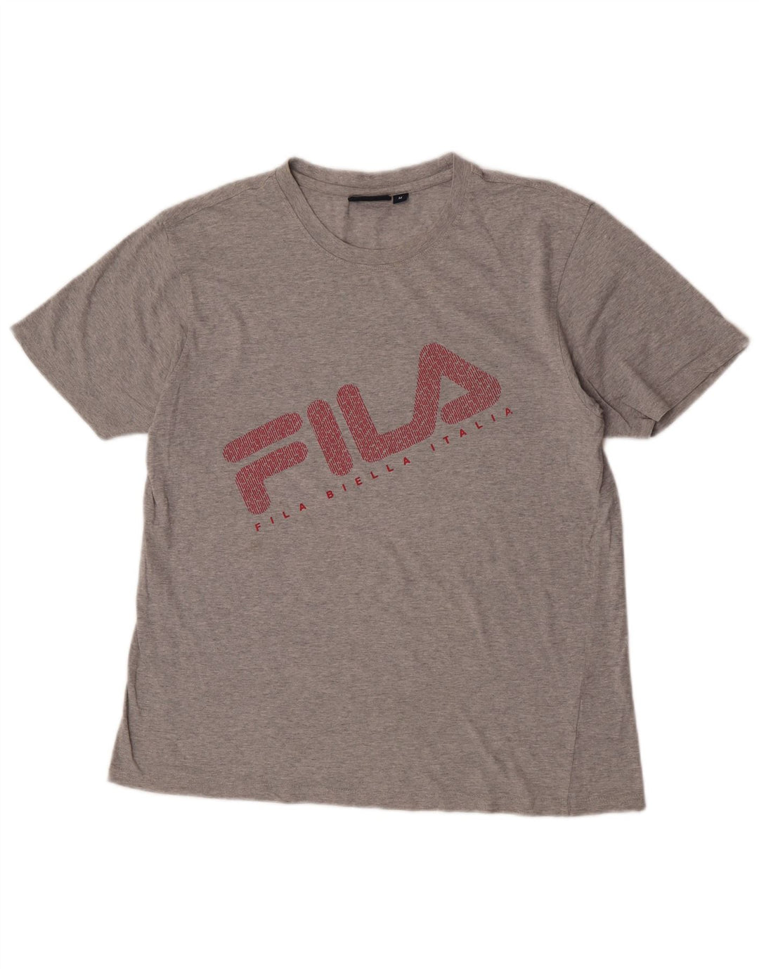 Ανδρικό γραφικό T-Shirt Fila Top Medium Grey