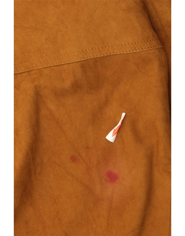 Conbipel Ανδρικό Suede Bomber Jacket IT 54 XL Καφέ Δερμάτινο