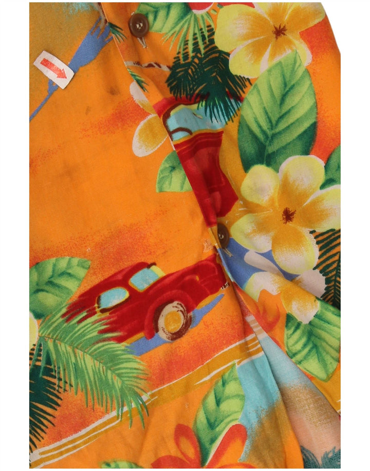 PETER ELLIOT Ανδρικό κοντομάνικο πουκάμισο μεγάλο πολύχρωμο φλοράλ Χαβάης