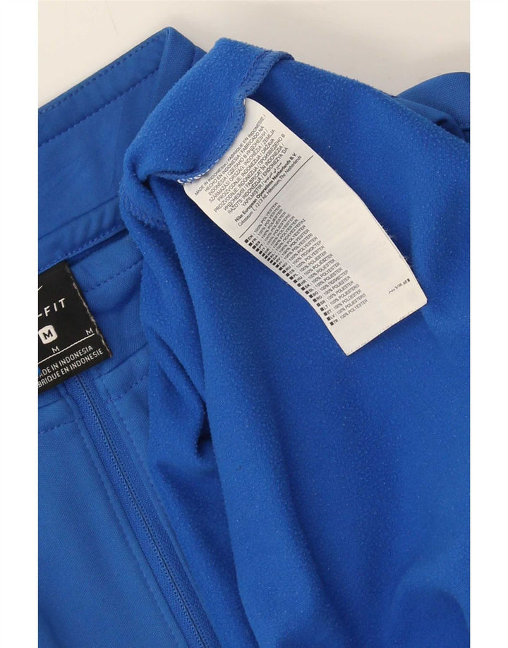 Ανδρικό φούτερ Nike Inter Milan με φερμουάρ, μεσαίο μπλε πολυεστέρας