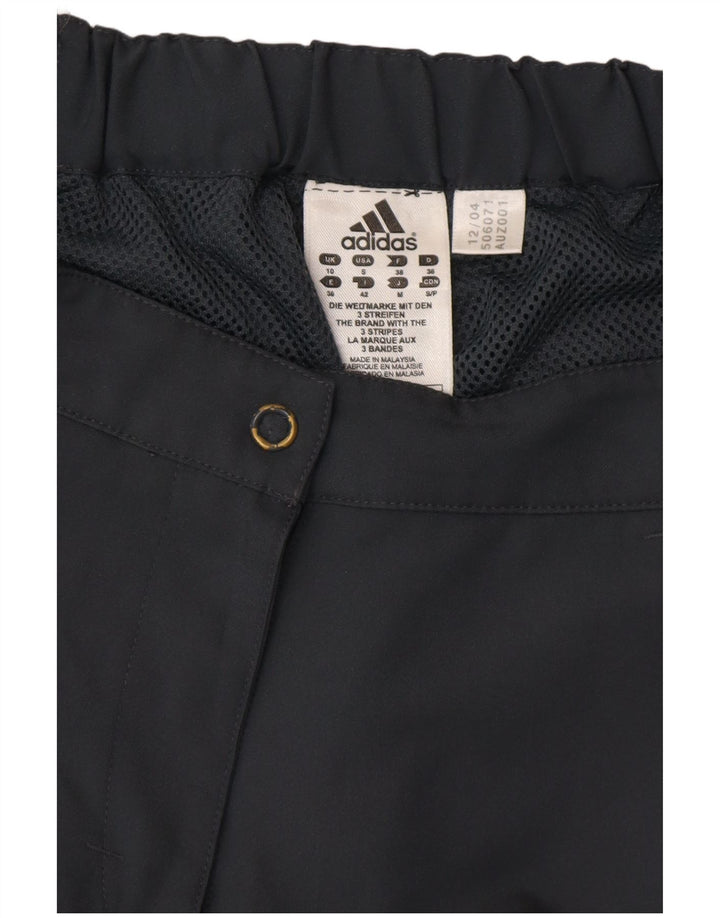 ADIDAS Γυναικείο ίσιο παντελόνι Capri UK 10 Small W30 L19 Grey Polyester