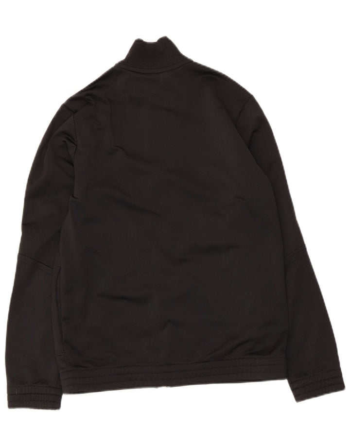 Adidas Boys Tracksuit Top Jacket 11-12 Years Μαύρο
