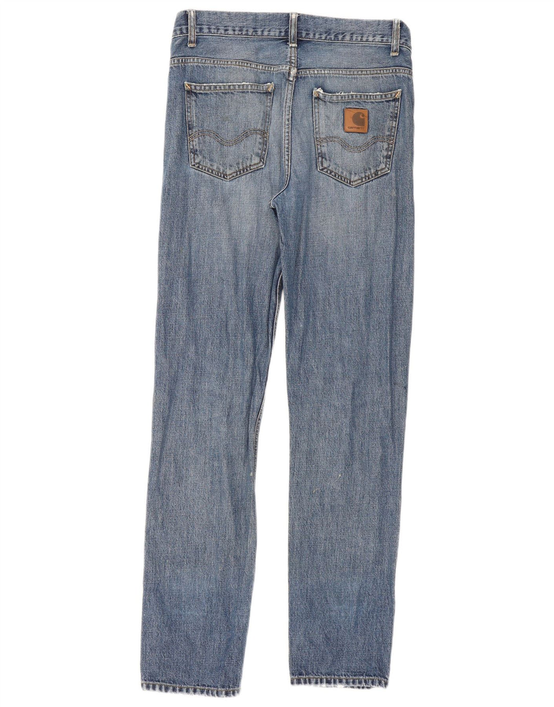Carhartt Womens Texas Distressed Slim Jeans W30 L32 Blue Cotton