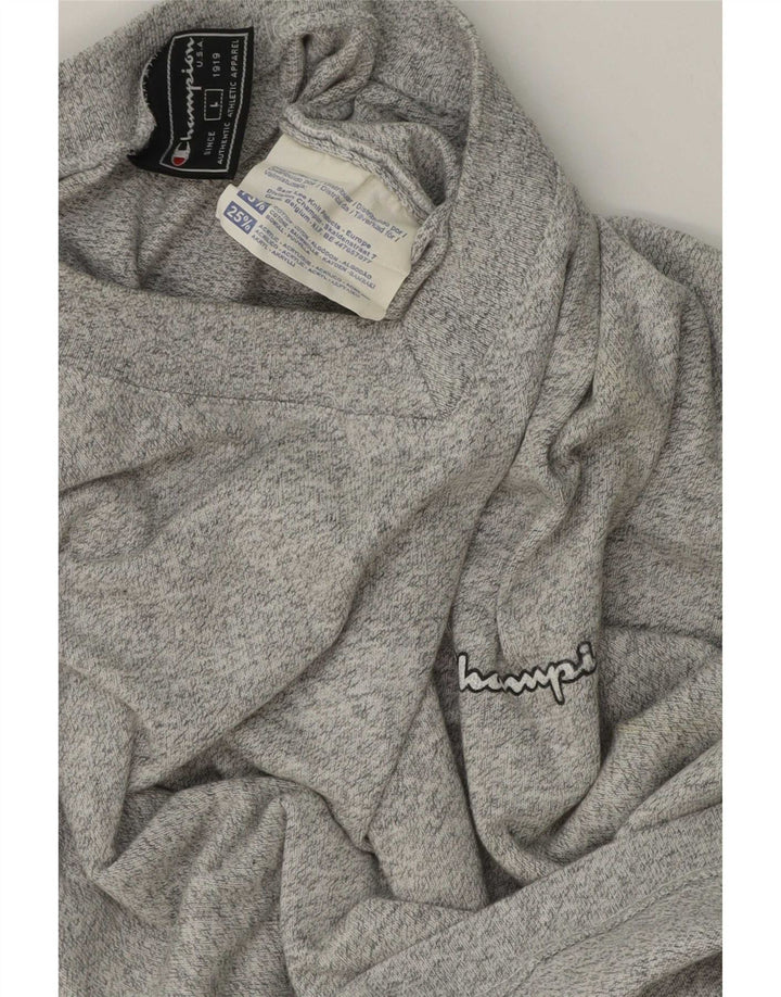 Ανδρικό μπλουζάκι Champion Top Large Grey Flecked Cotton