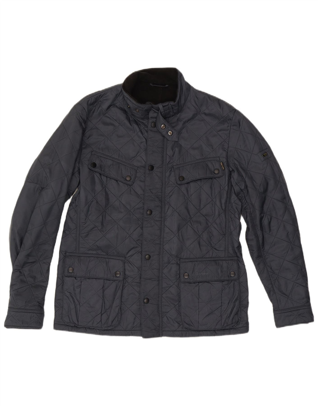 Ανδρικό καπιτονέ μπουφάν BARBOUR UK 40 Large Navy Blue Polyamide