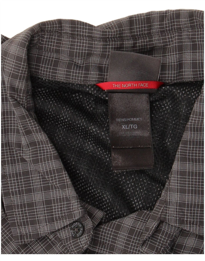 THE NORTH FACE Ανδρικό κοντομάνικο πουκάμισο XL Grey Check Nylon