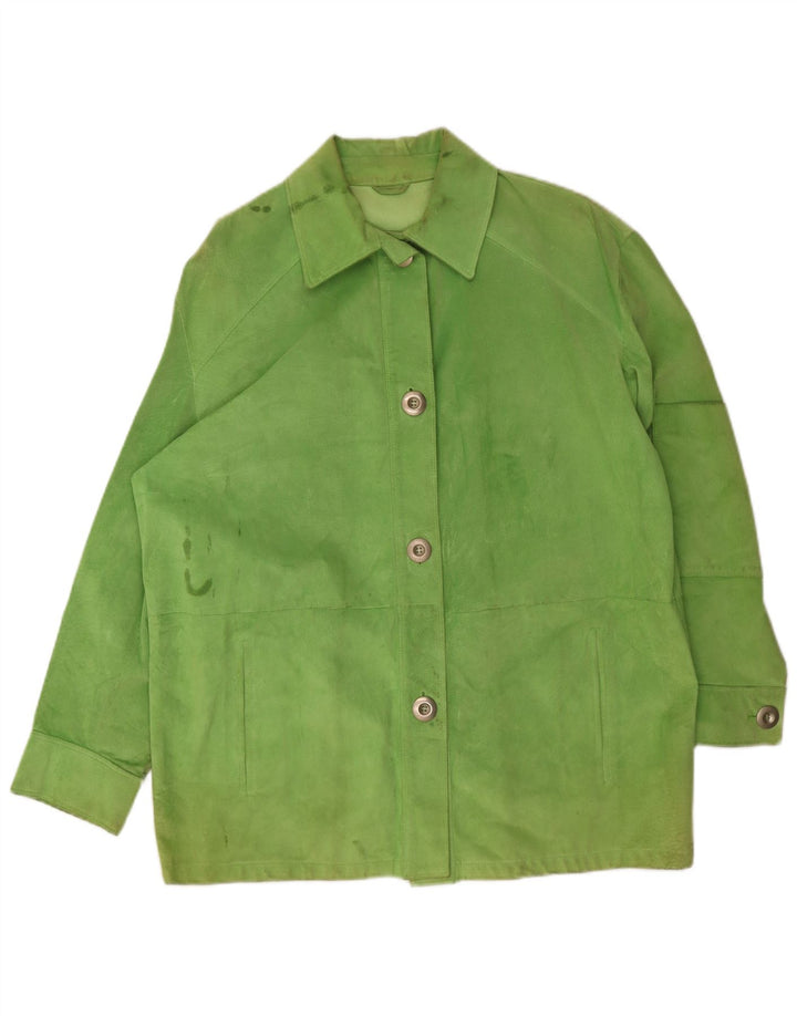 Gai Mattiolo Γυναικείο Suede Jacket UK 16 Large Green