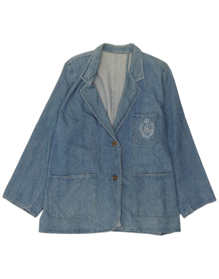 Vintage γυναικείο τζιν τζιν μπουφάν UK 18 XL μπλε