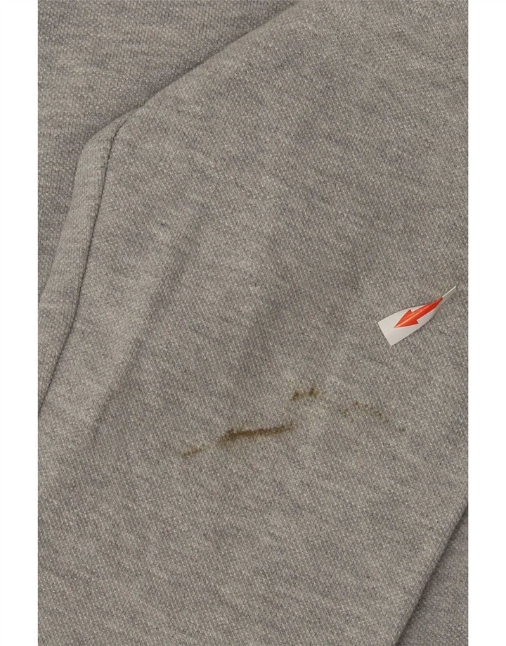 Crew Clothing Ανδρικό φούτερ με φερμουάρ, βαμβακερό μεσαίο γκρι