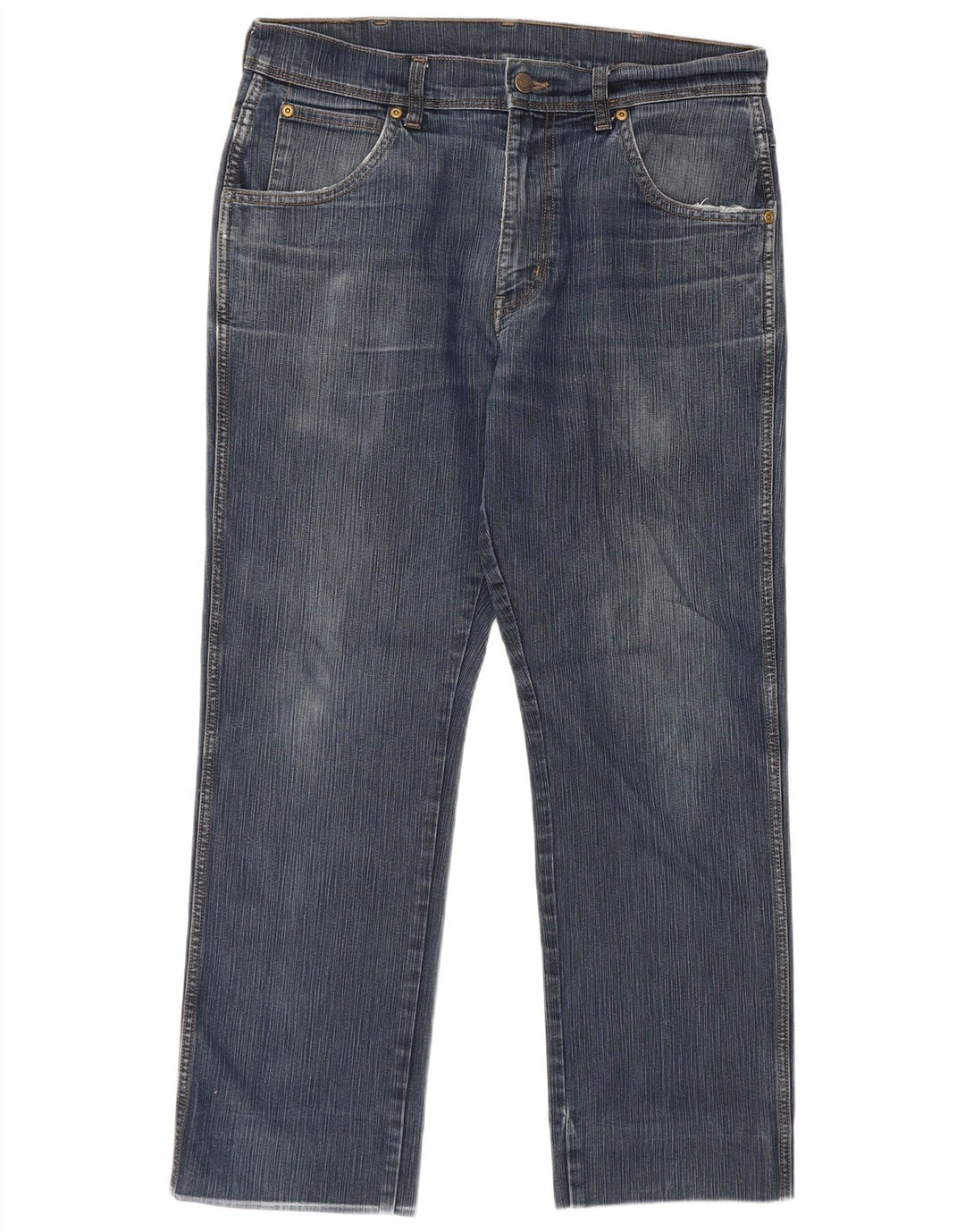 Γυναικείο τζιν Wrangler Regular Fit ίσιο W34 L30 Μπλε βαμβακερό