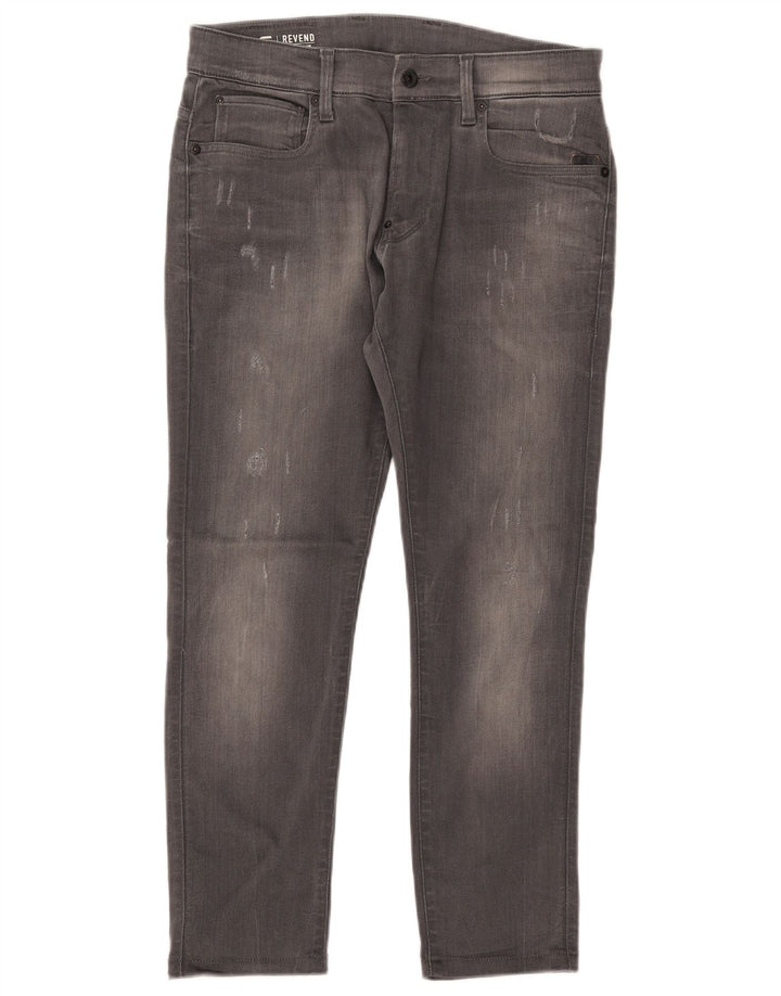 G-Star Ανδρικό Revend Slim Jeans W32 L27 Γκρι βαμβακερό