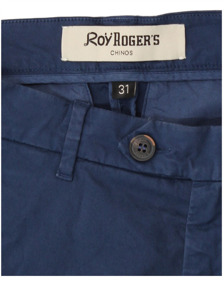 Roy Rogers Γυναικείο σορτς Chino W31 Βαμβακερό μεσαίο ναυτικό μπλε