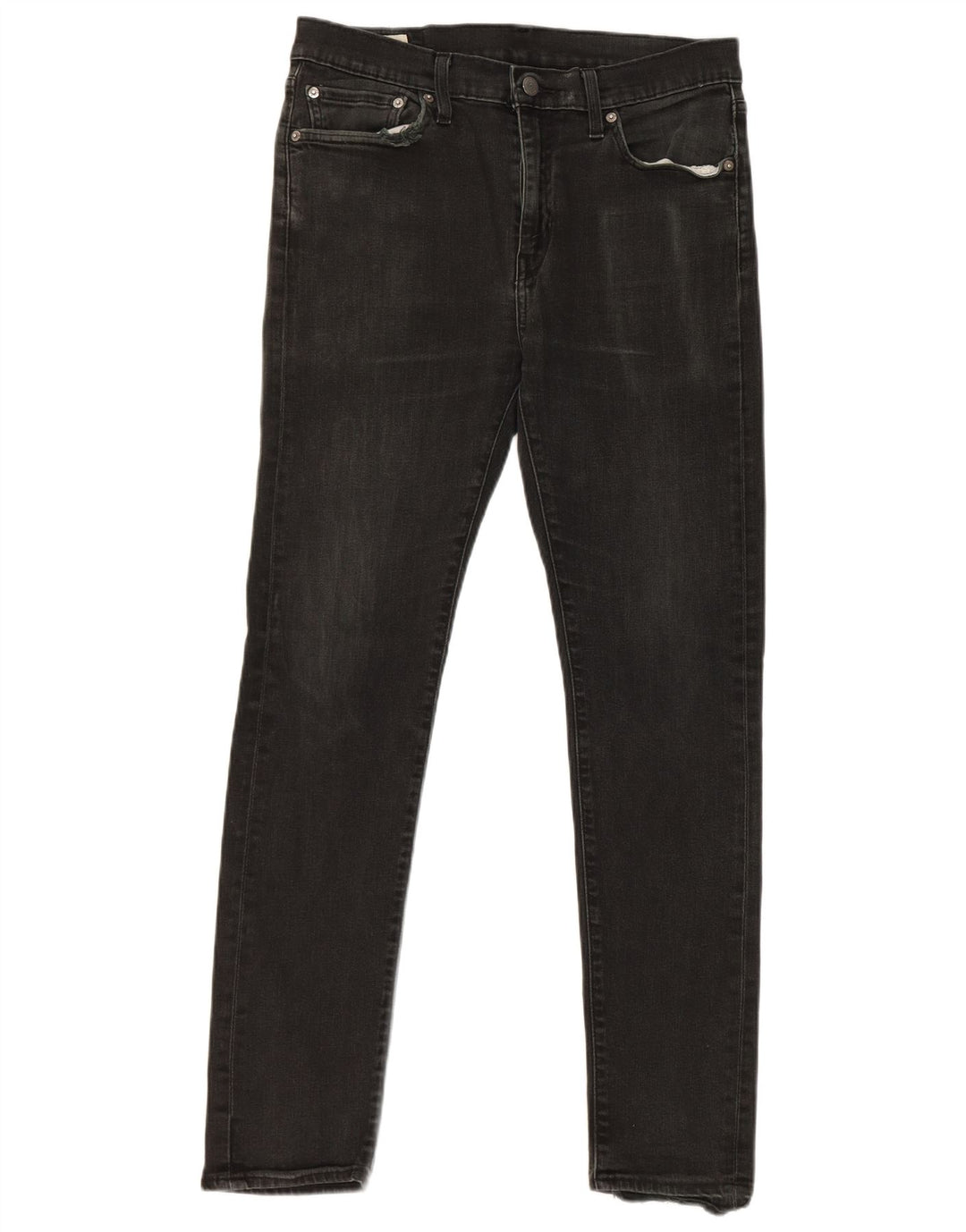 Ανδρικό τζιν Levi's Slim W32 L32 Μαύρο βαμβακερό