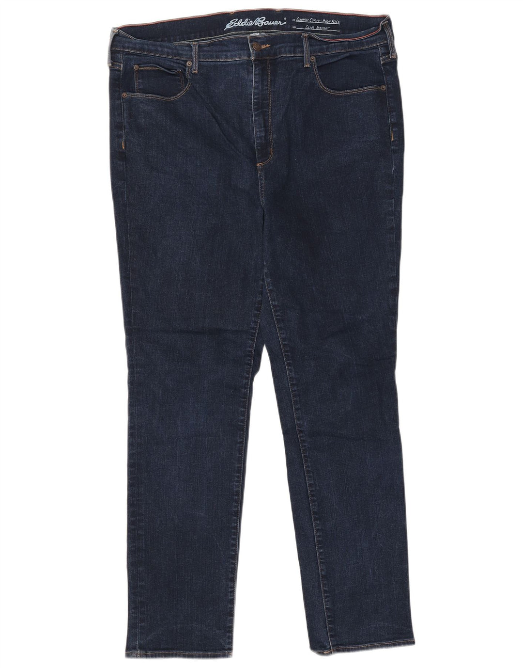 Eddie Bauer γυναικείο ψηλό ίσιο τζιν US 20 3XL W40 L30 Navy Blue