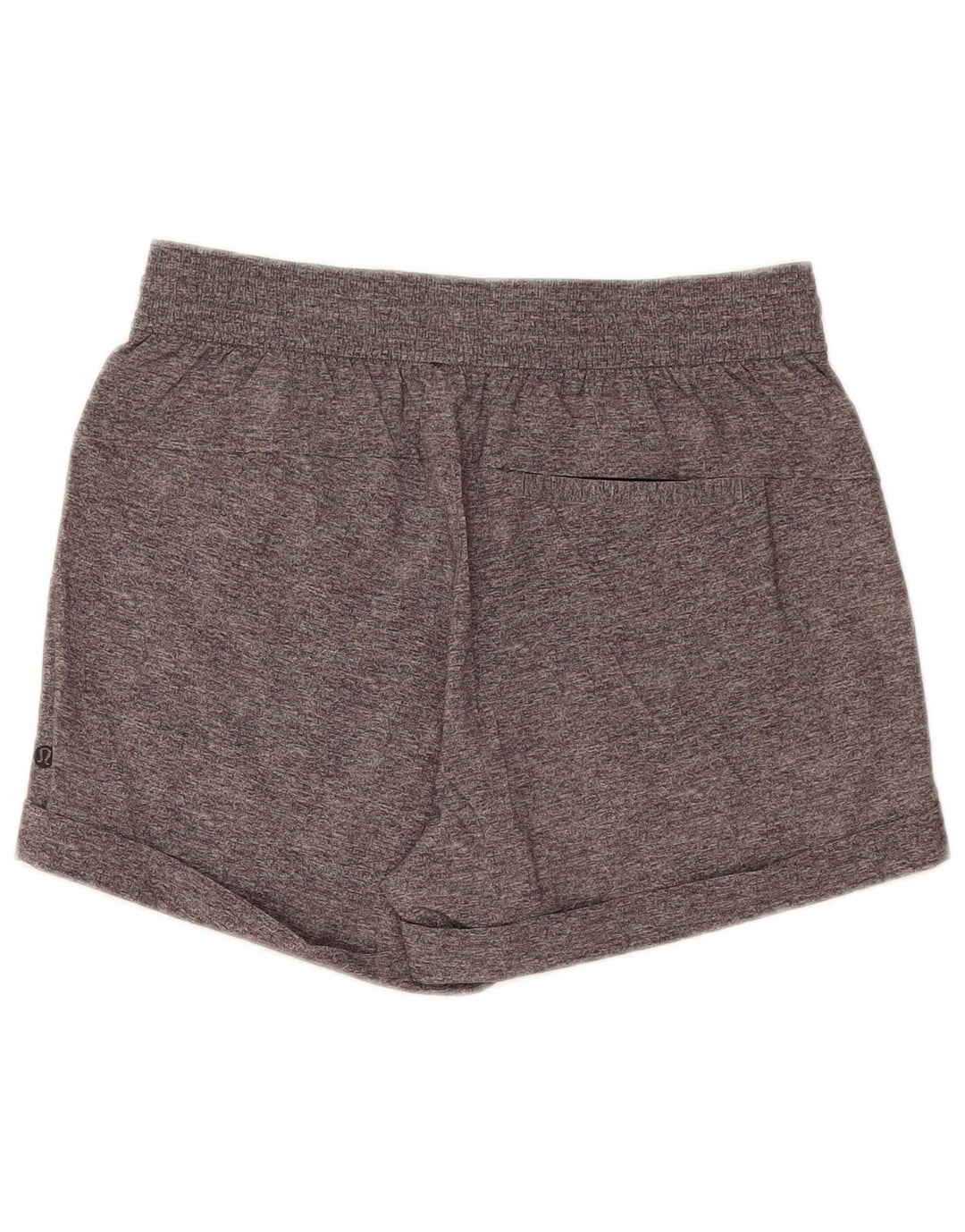 Γυναικείο αθλητικό σορτς Lululemon US 8 με μεσαίο γκρι φλεκ