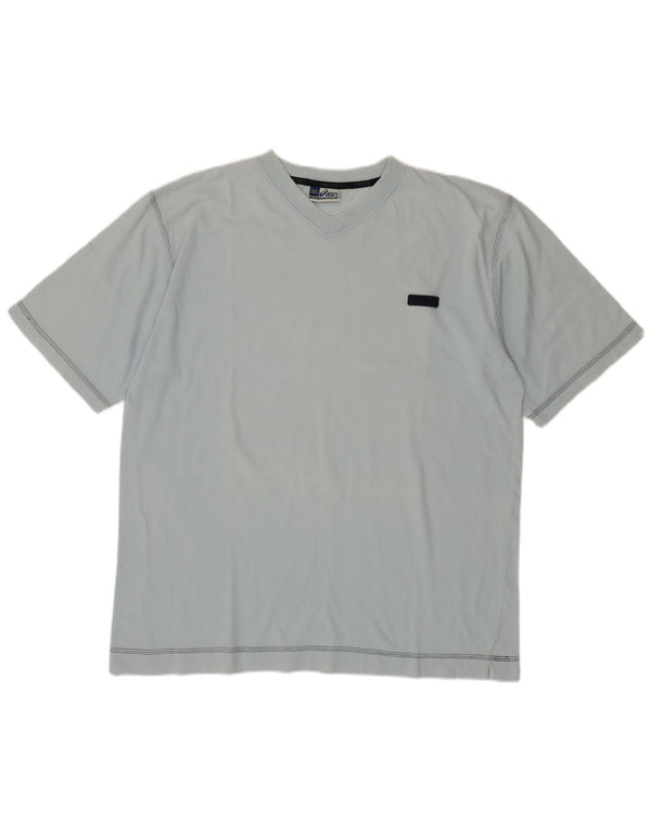 Ανδρικό T-Shirt Asics Top 2XL Μπλε βαμβακερό