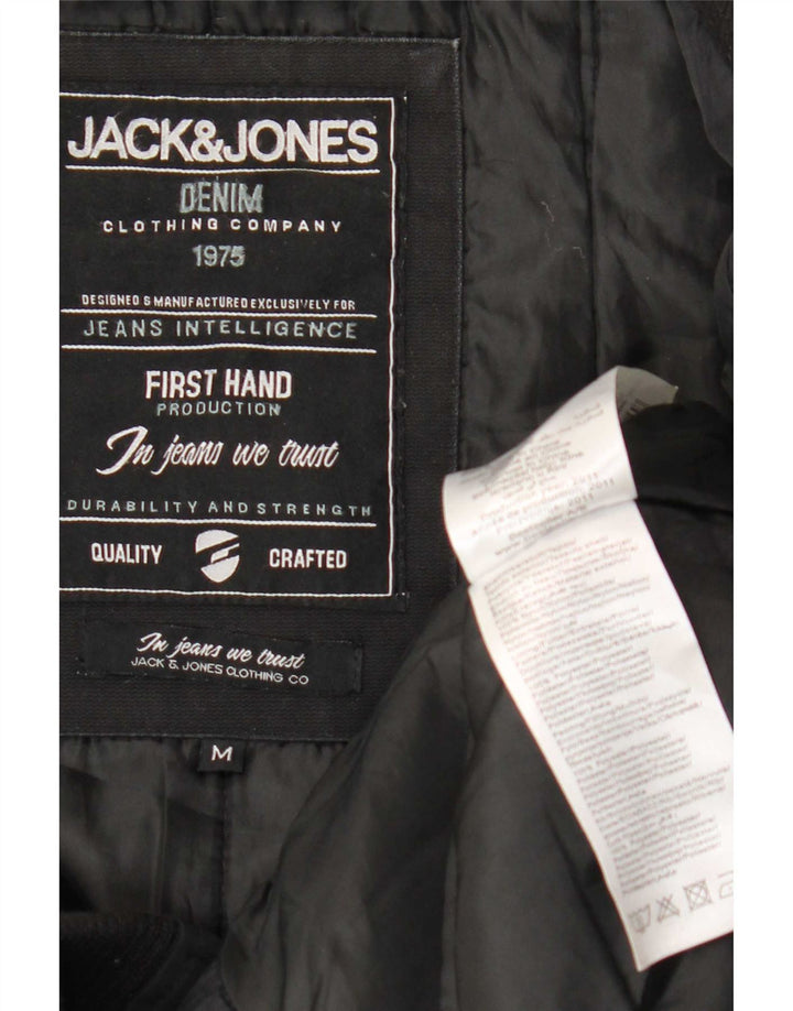 Jack & Jones Ανδρικό Bomber Jacket UK 38 Medium Black Polyester